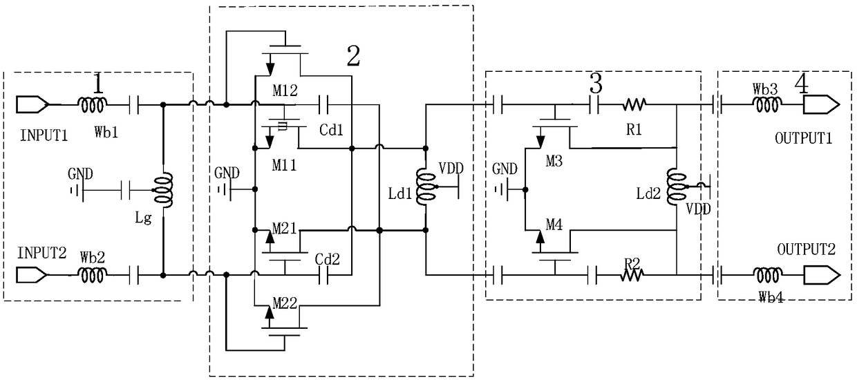 A ku band low noise amplifier