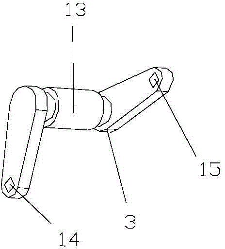 Mobile connecting rod mechanism