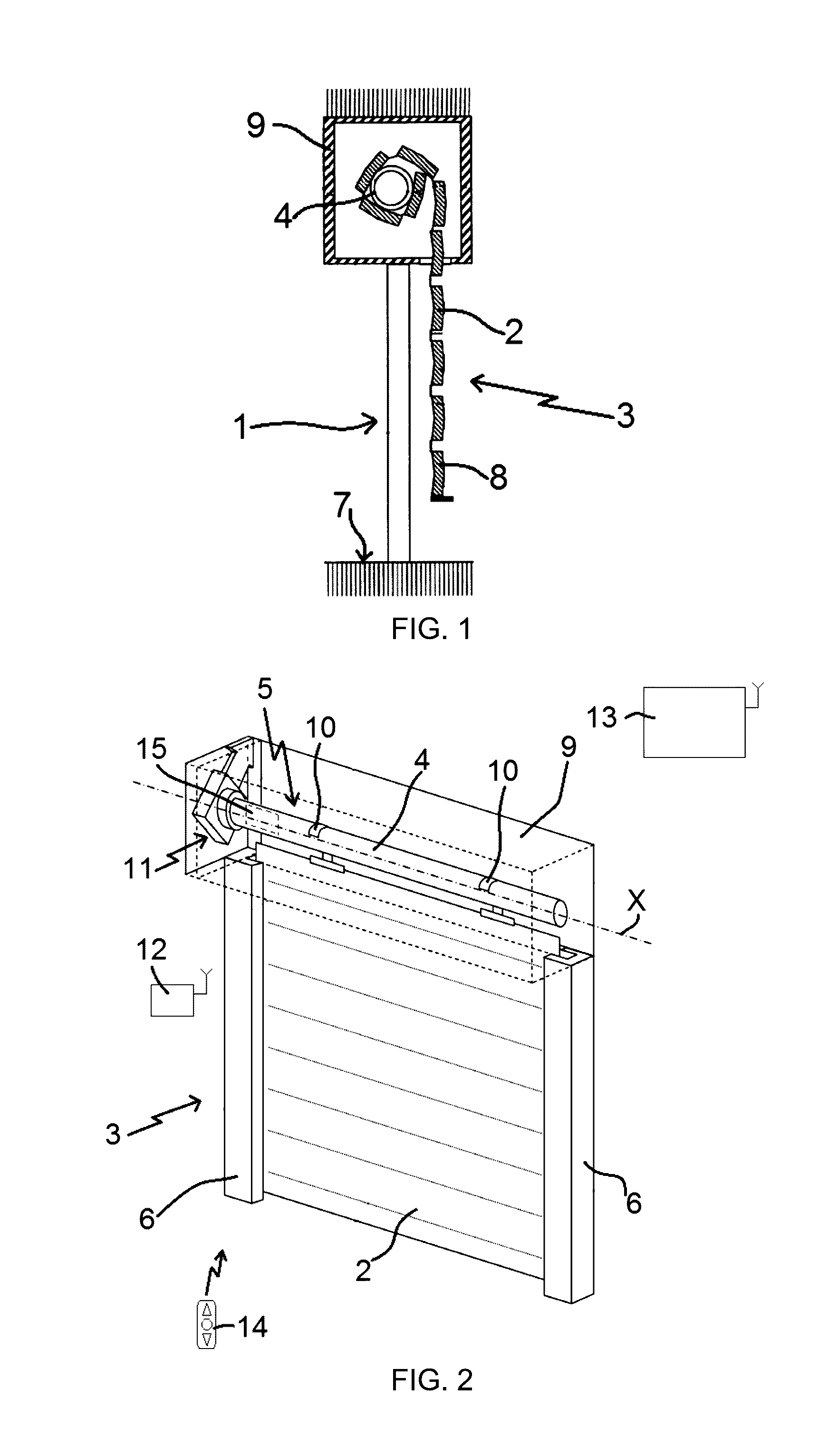 Operating control method of a motorized driving device of a home automation installation