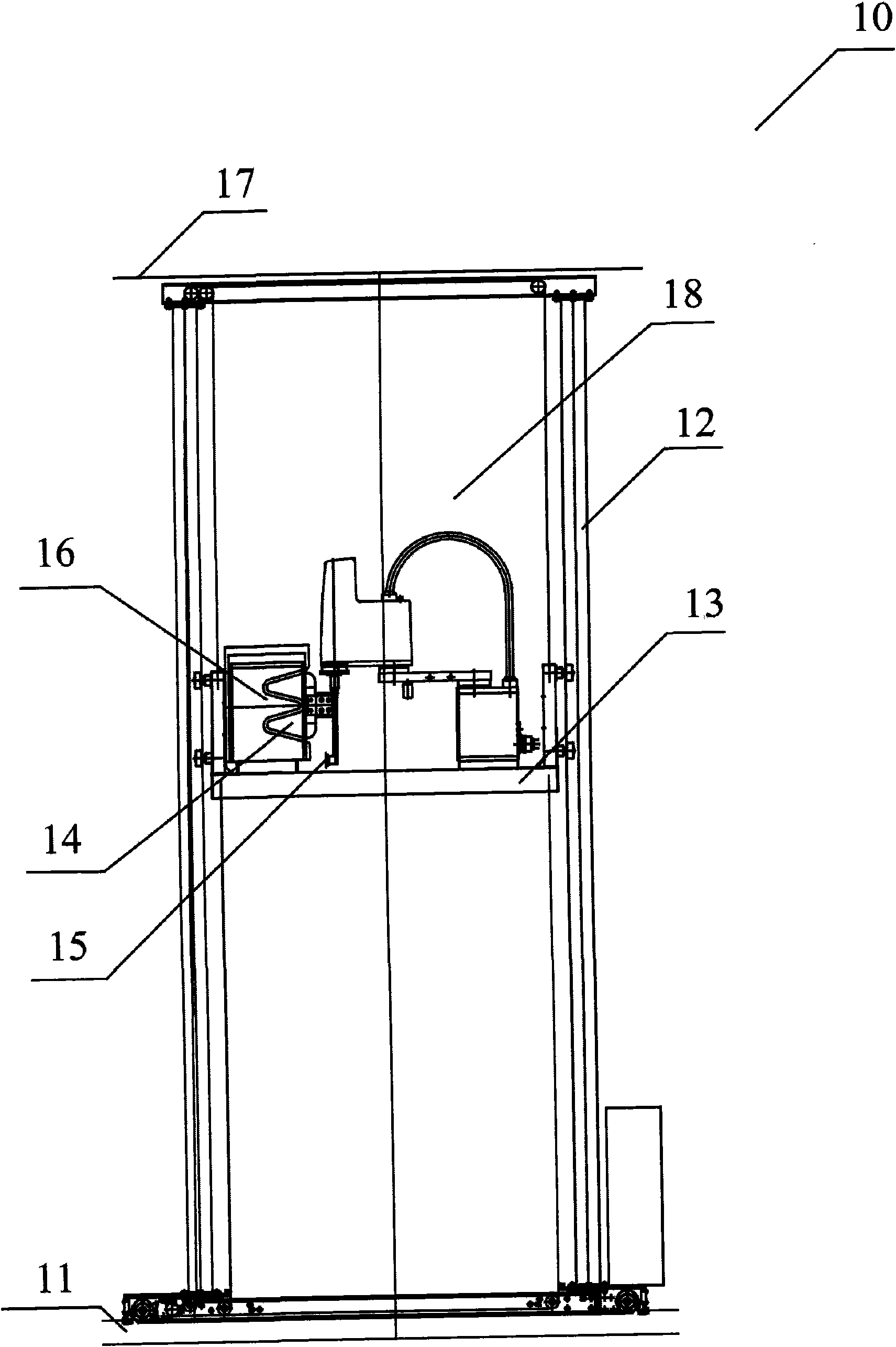 Automatic storing and fetching system of goods