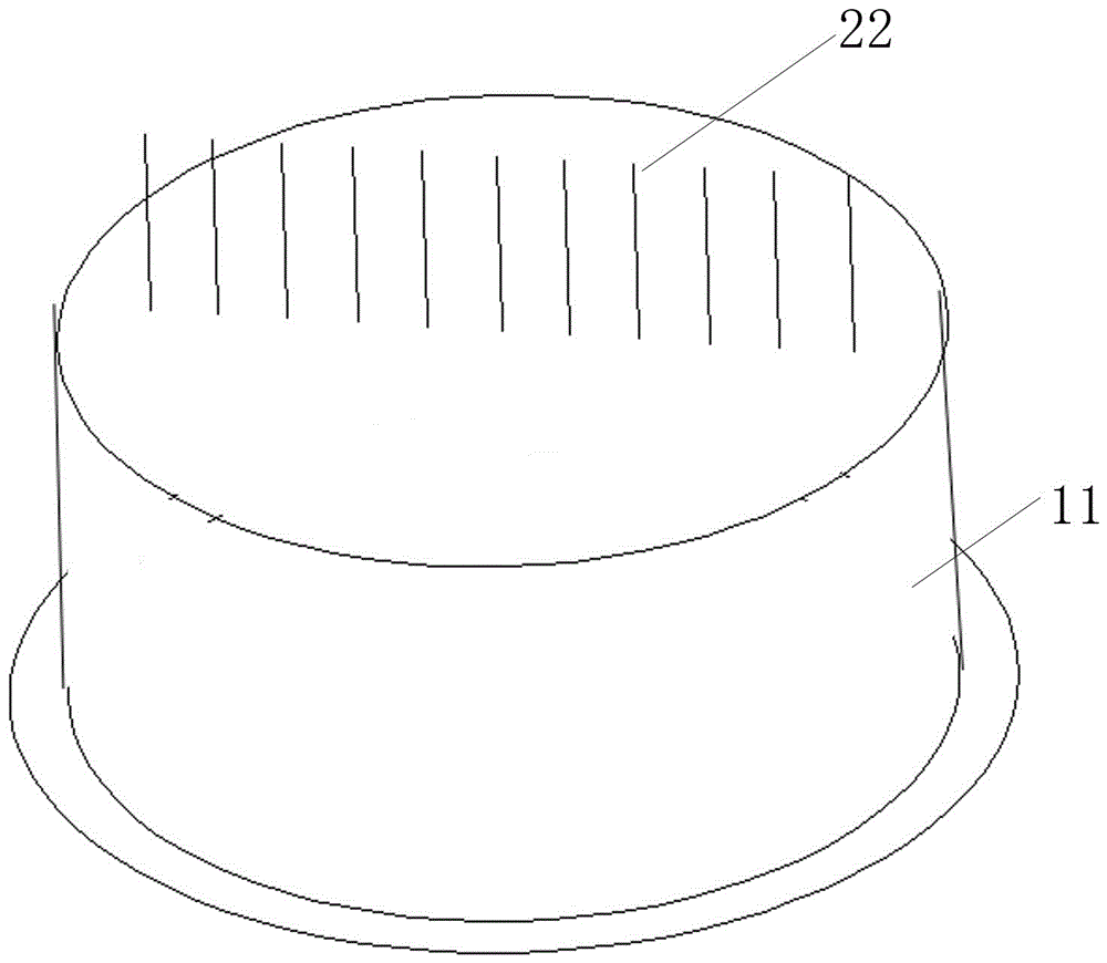 Assembled side outlet soft connection speed sensor