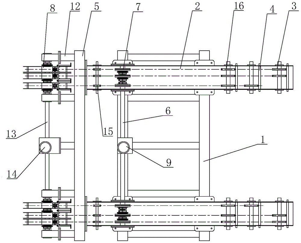 A multi-drum retractable rope device