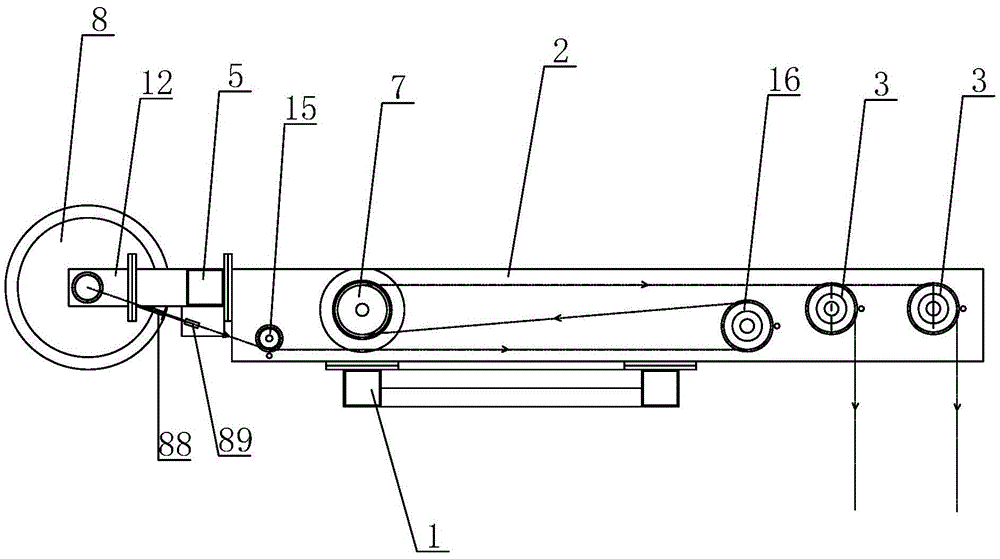 A multi-drum retractable rope device