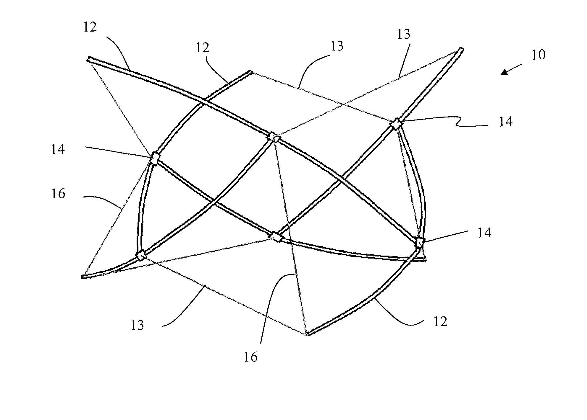 Deployable structures and methods for assembling same