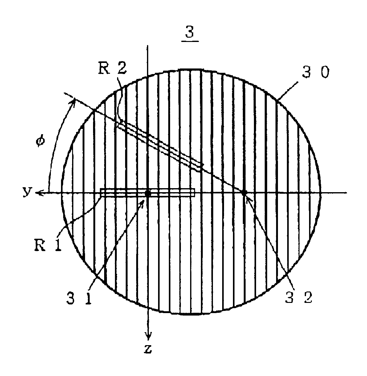 Plane diffraction grating based on surface normal rotation and its application to an optical system
