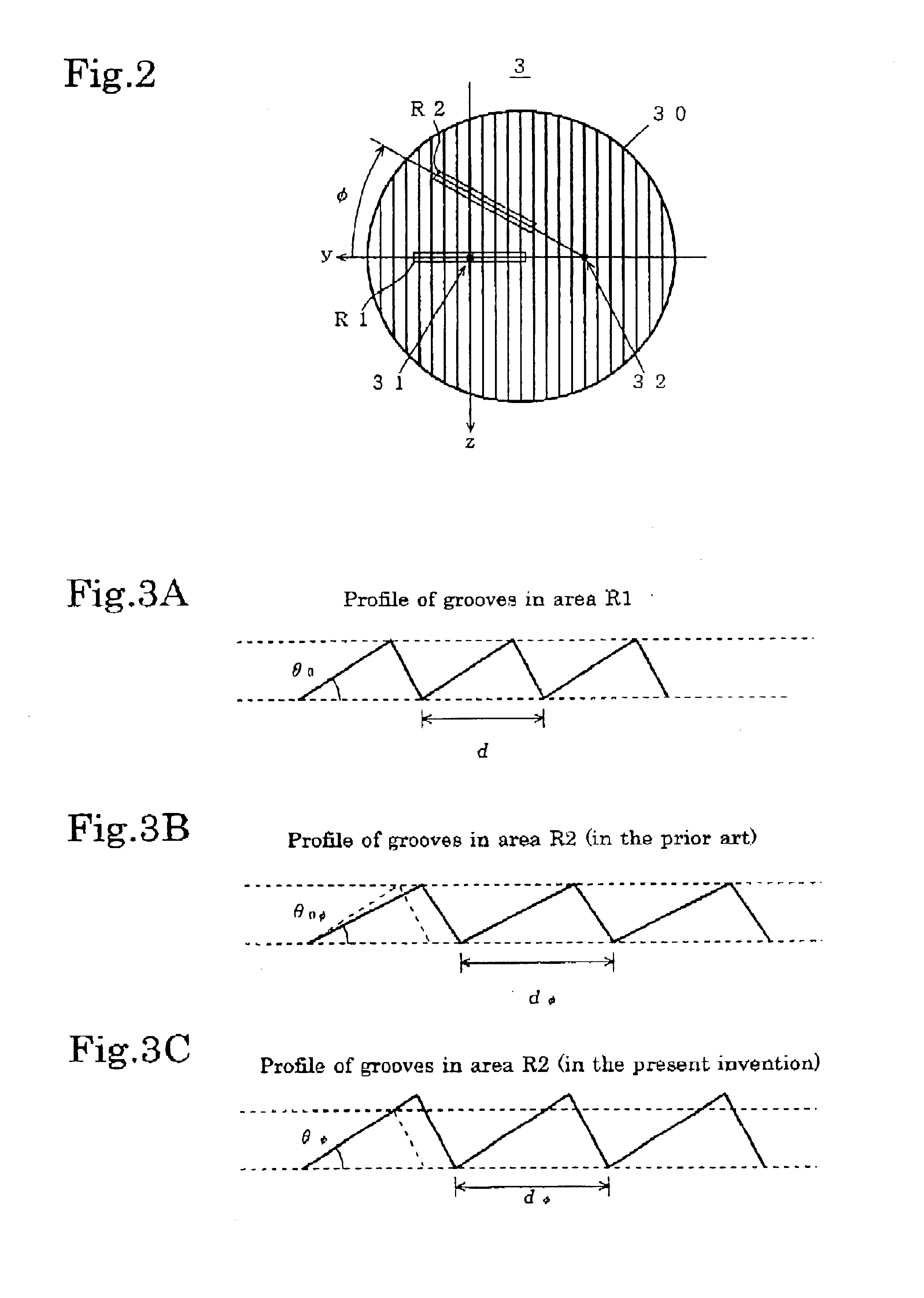 Plane diffraction grating based on surface normal rotation and its application to an optical system