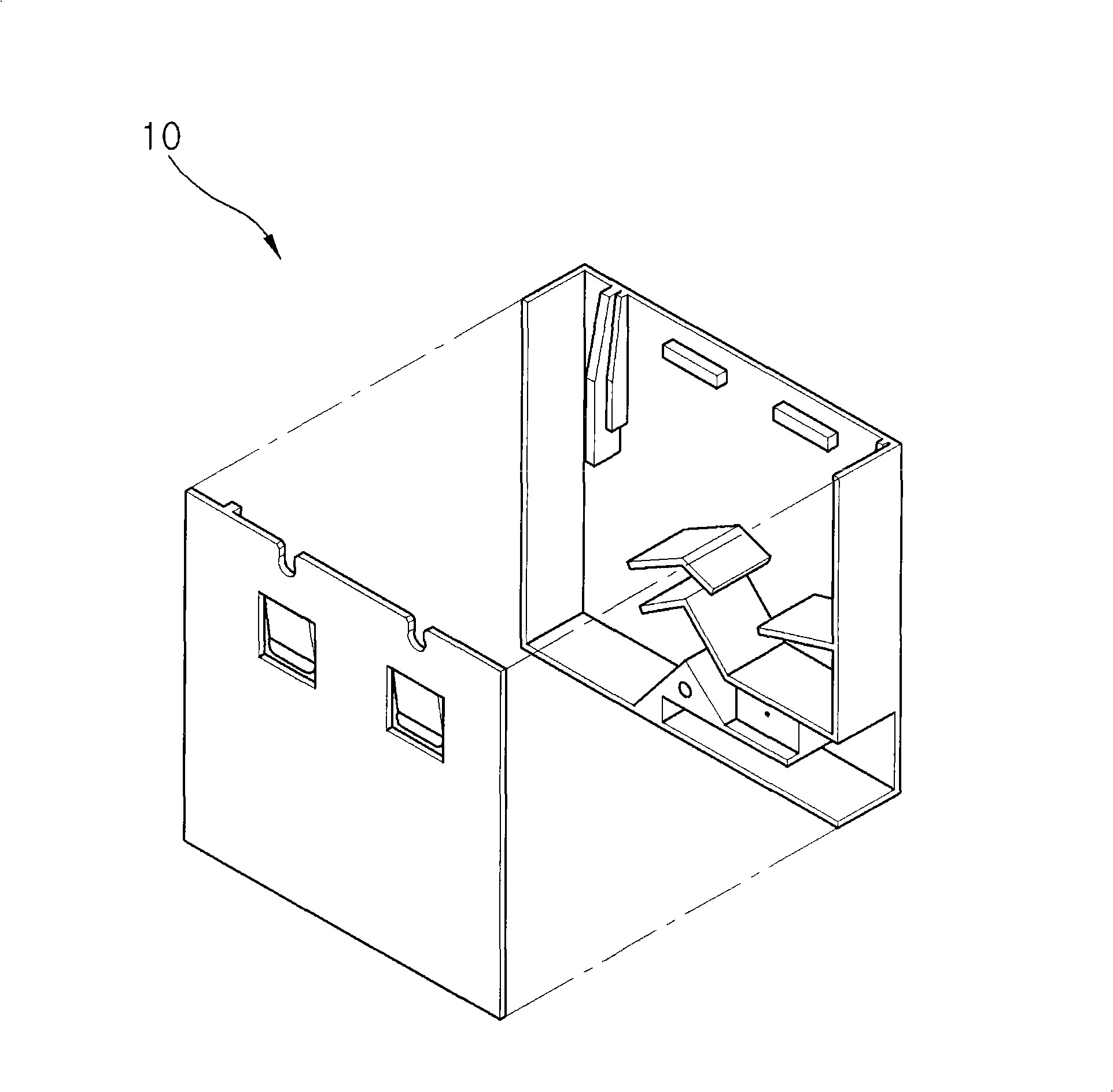 Reaction cassette for measuring the concentration of glycated hemoglobin and measuring method thereof