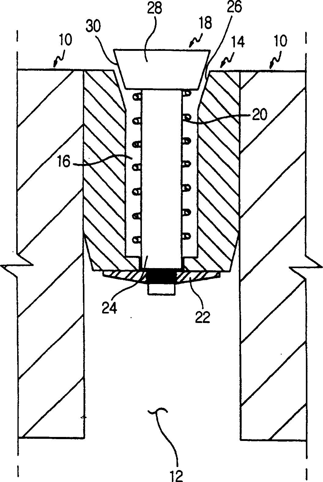 Venting apparatus for a tire vulcanizing mold