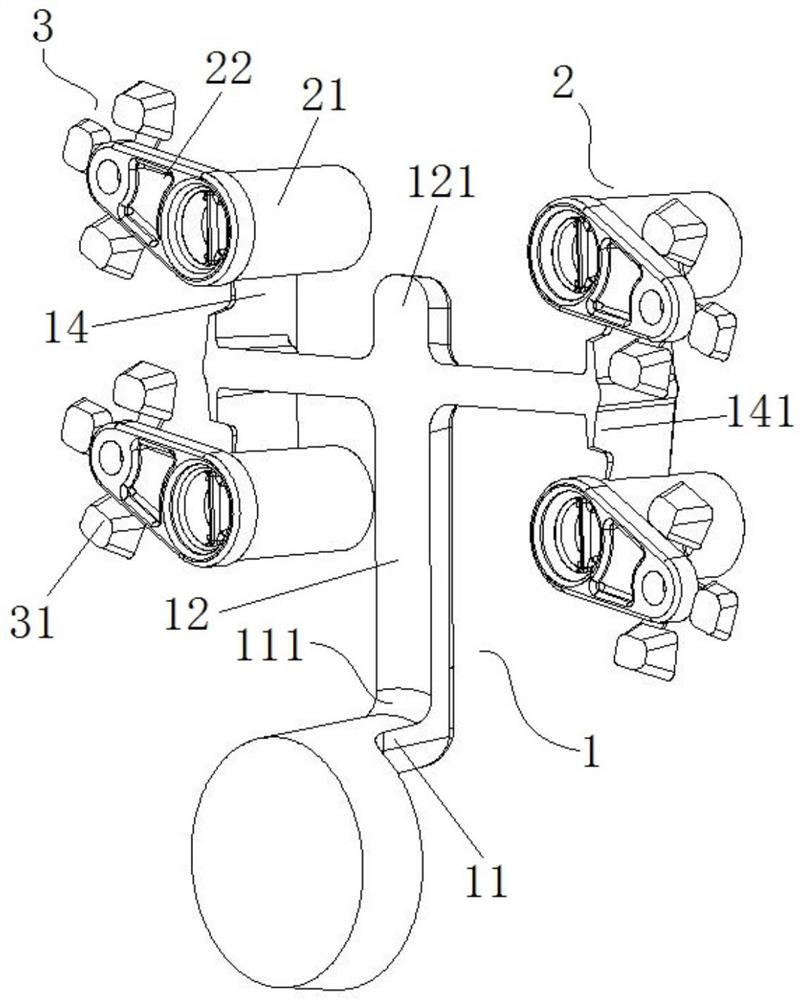 Pouring system for oil passage orifice plate castings