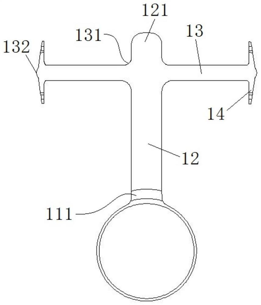 Pouring system for oil passage orifice plate castings