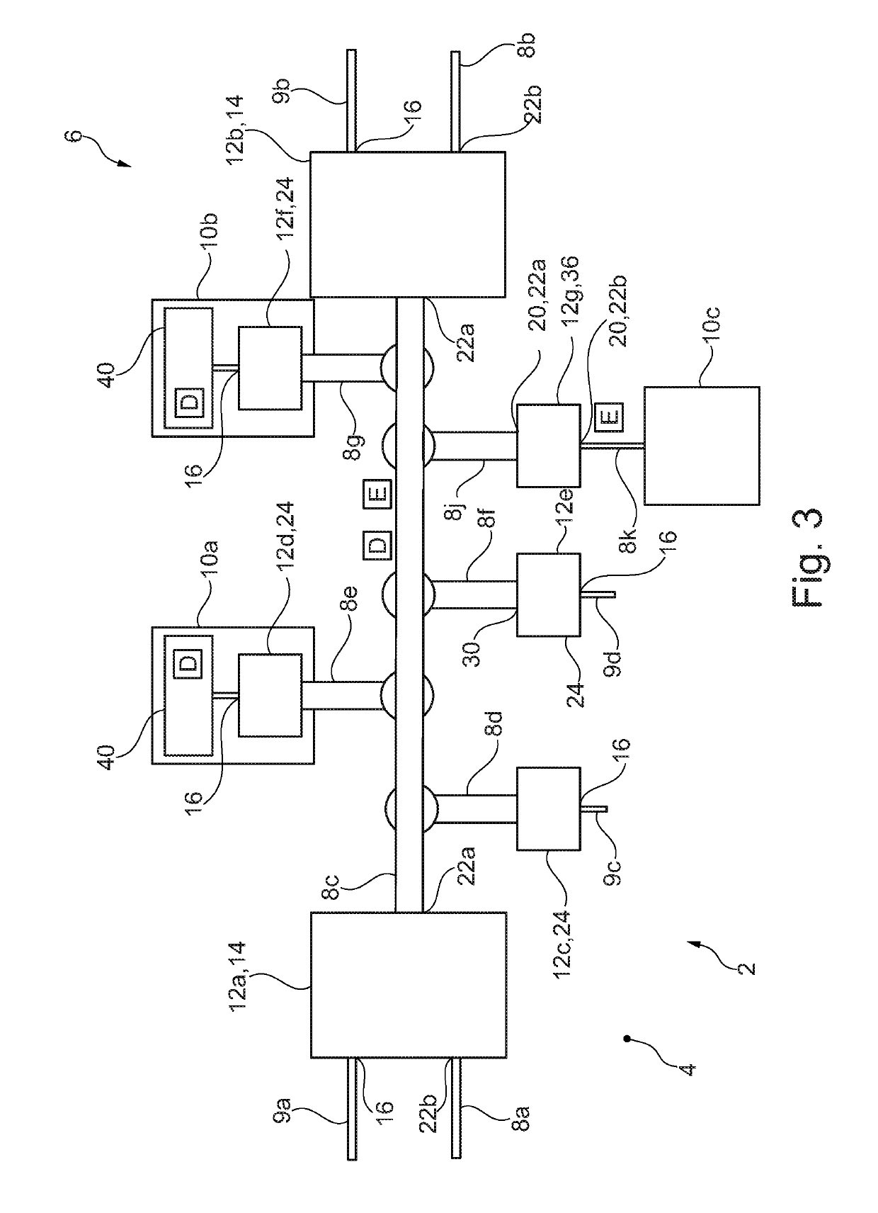 Transmission arrangement for transmitting data within an aircraft, and aircraft