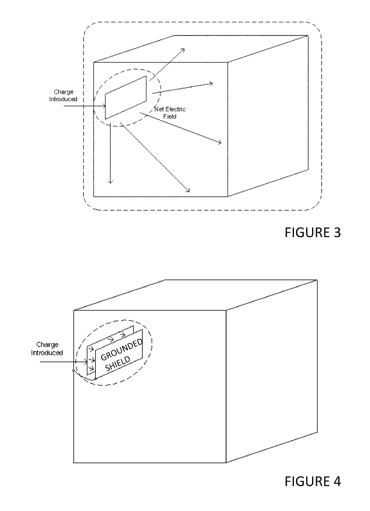 Printed shield with grounded matrix and pass through solder point systems and methods