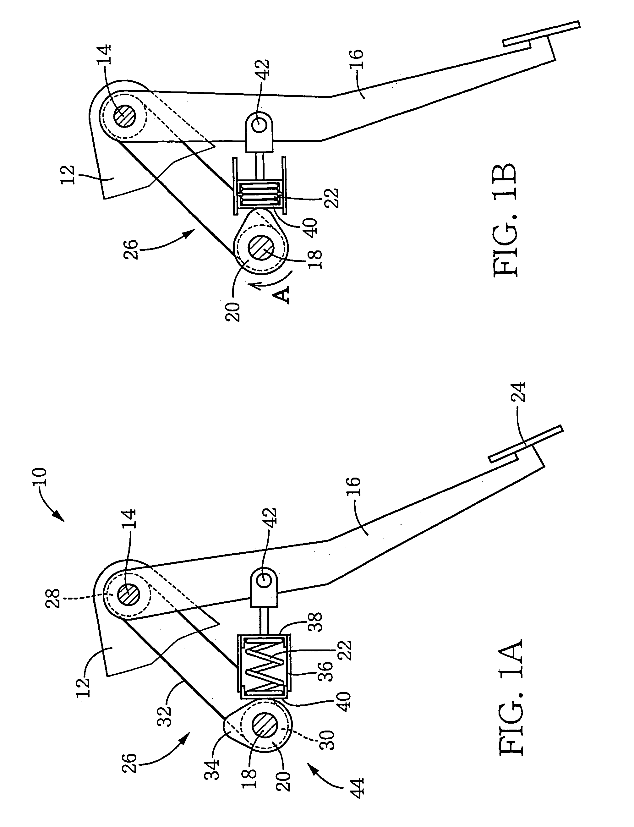 Apparatus for applying a reaction force to a pivotally supported pedal member upon depression thereof
