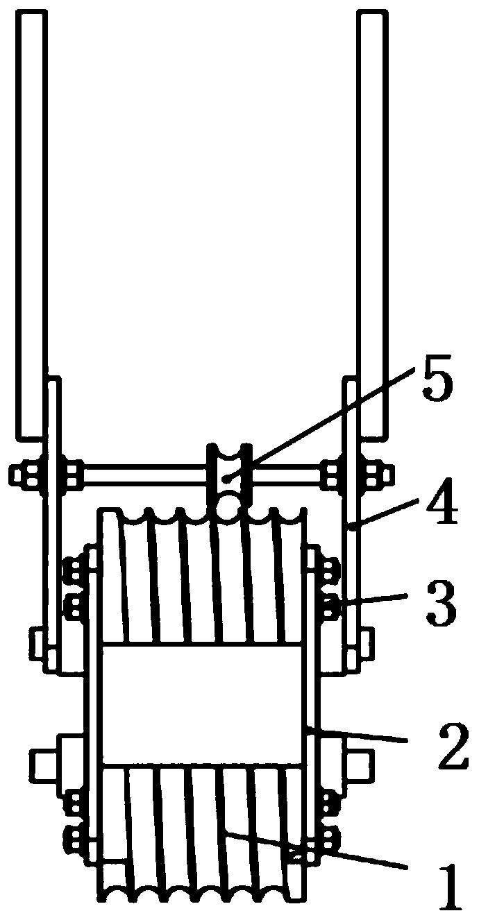 Multifunctional long round water-cooling copper pipe winding device and method