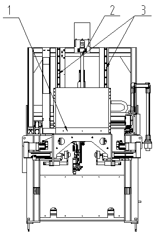 Servo press device for rotary cultivator gearbox assembly line