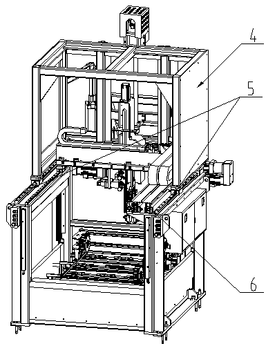 Servo press device for rotary cultivator gearbox assembly line