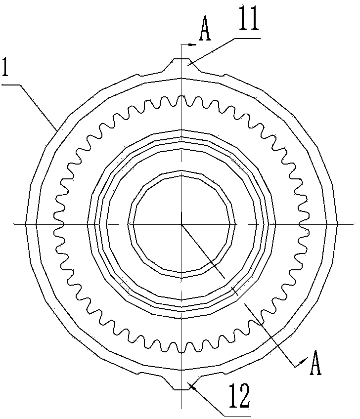 Starter and gear ring seat circumferential damping structure thereof