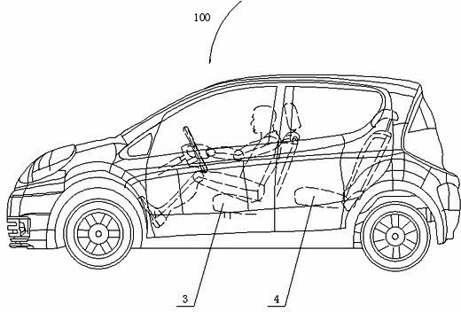 Arrangement structure for power battery assembly of electric automobile with two seats