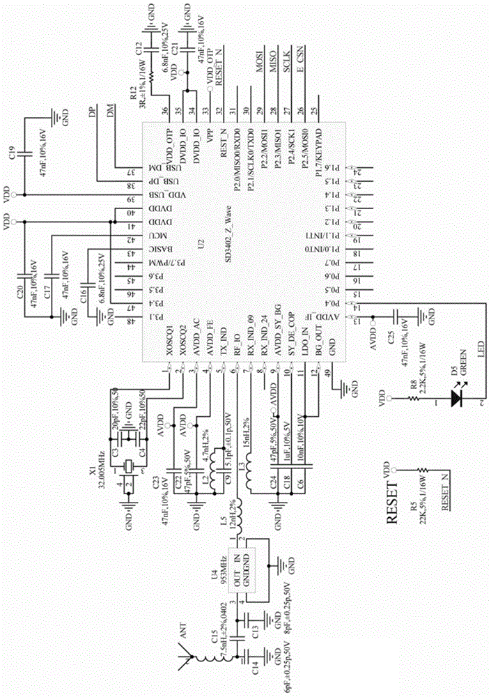 USB bridge for intelligent home, USB control system and method