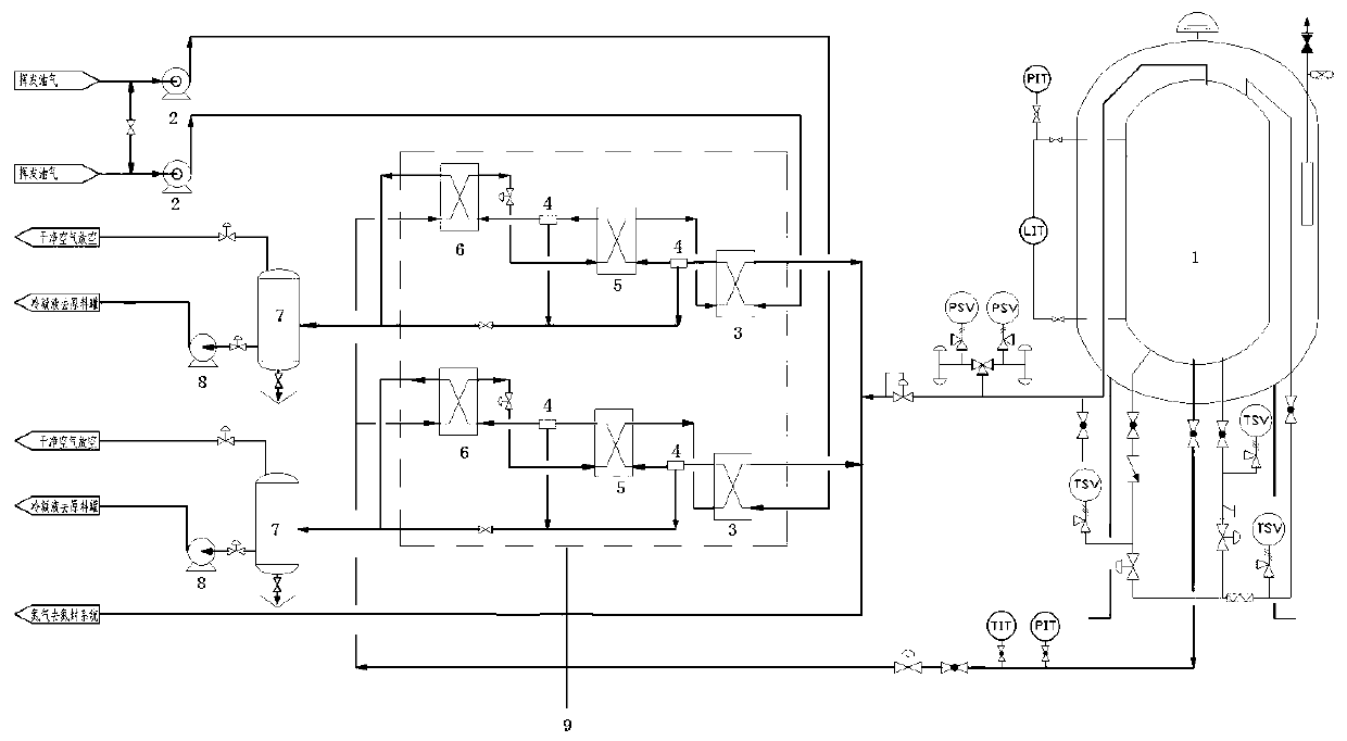 Liquid nitrogen low-temperature condensation VOC recovery treatment ...