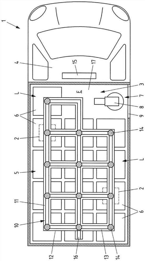 Delivery vehicle and method for delivering consignments to various locations along a delivery route