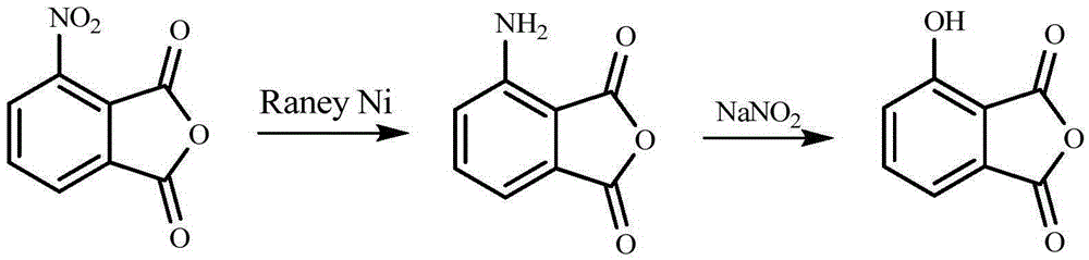 One-pot method for preparing 3-hydroxyphtalic anhydride