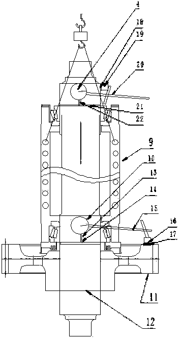 Clearance measurement device and method for bearing holding in shaft holding box of locomotive