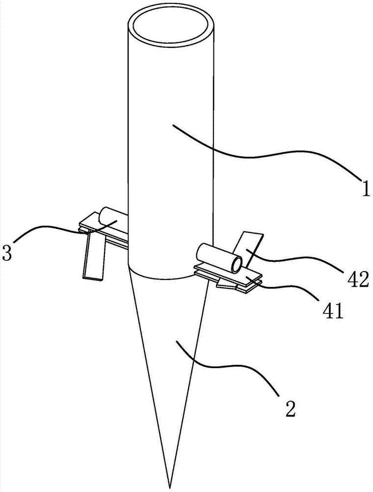 Variable diameter stirring type anchor rod and construction method thereof