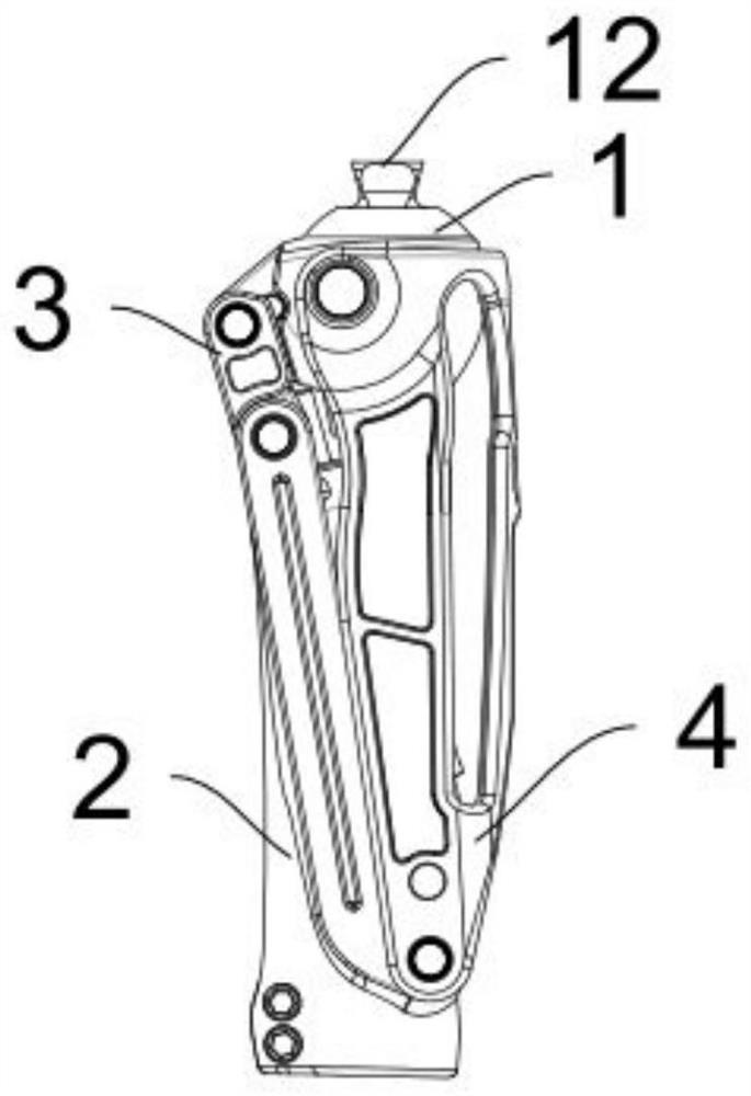 Multi-shaft hydraulic knee joint