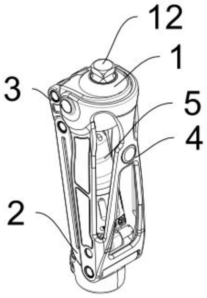 Multi-shaft hydraulic knee joint