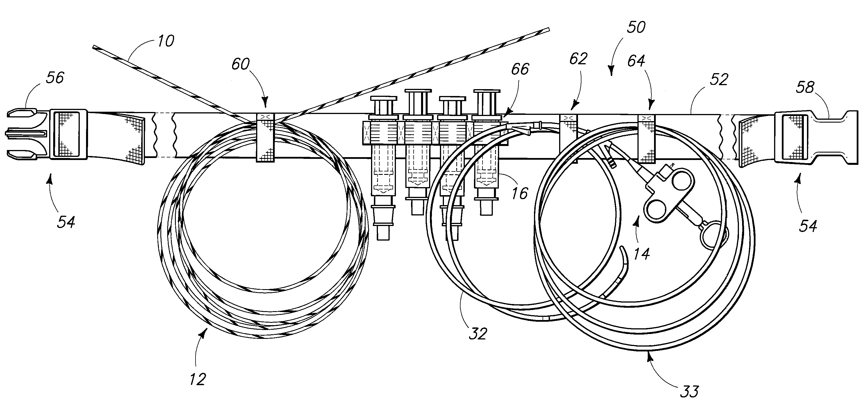 Article for Retaining Components of an Endoscopic Retrograde Cholangio-Pancreatography Delivery System