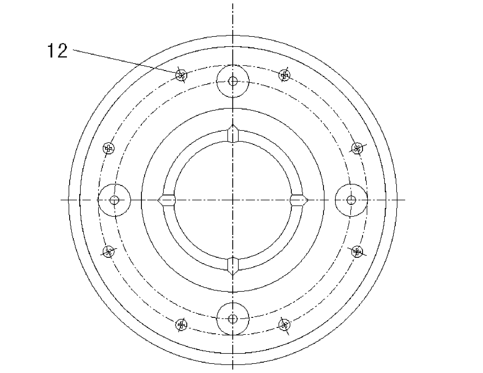 Railway vehicle braking cylinder piston assembly