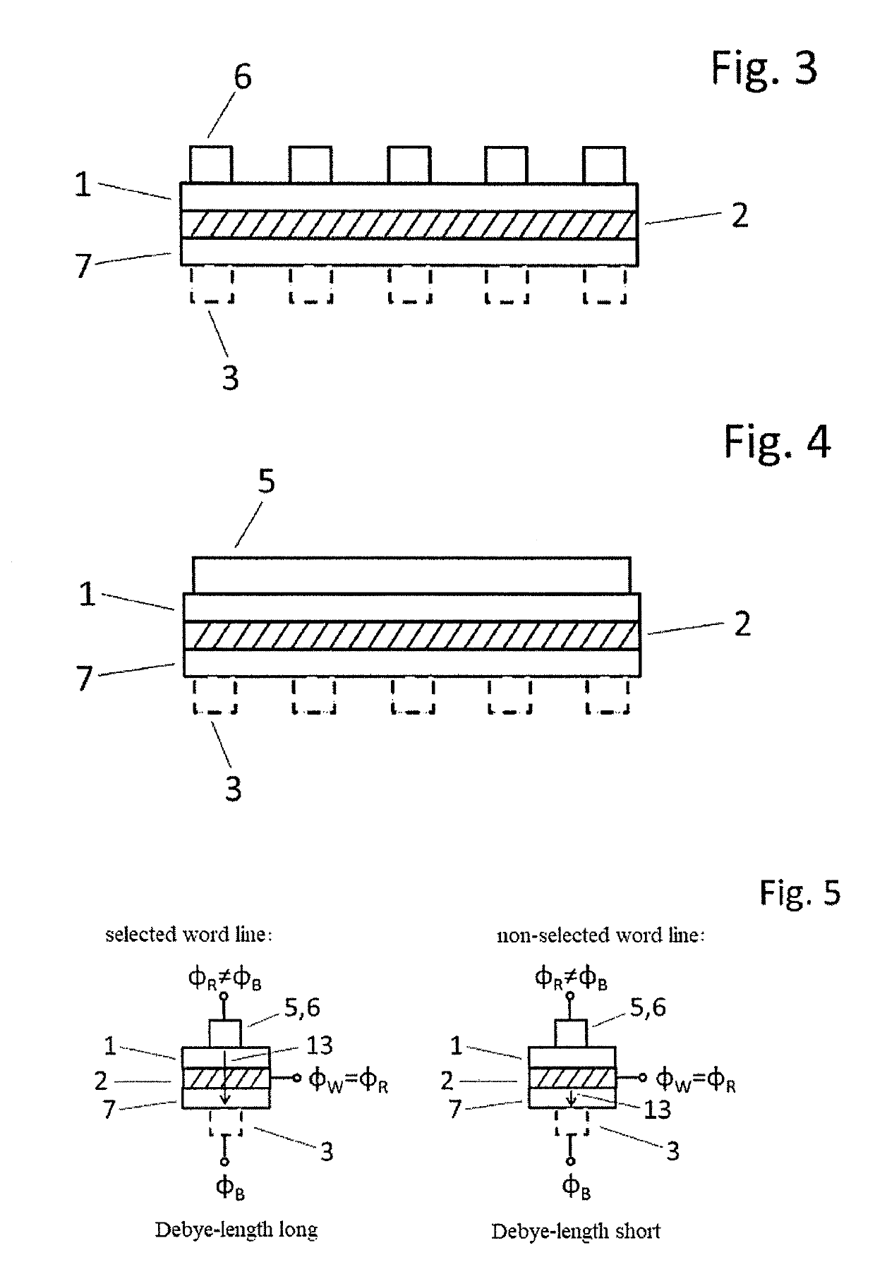 Capacitive matrix arrangement and method for actuation thereof