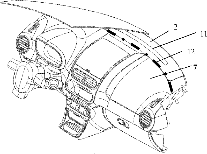 Folding interior trim part for vehicle