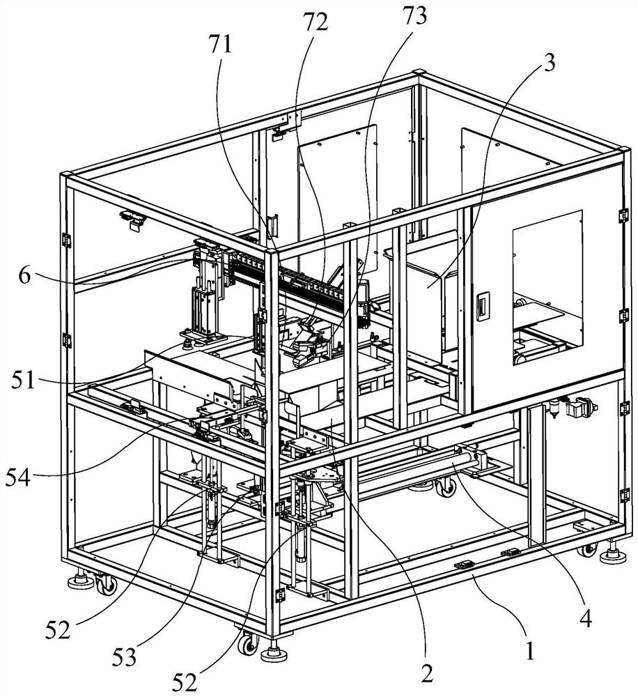 Automatic box folding machine with lining