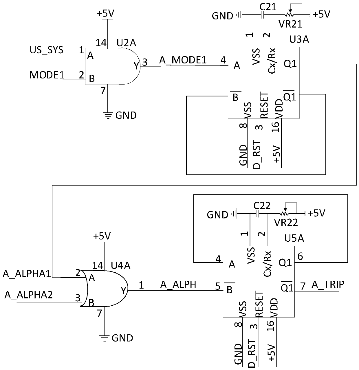 Detection circuit and multi-branch recognition device