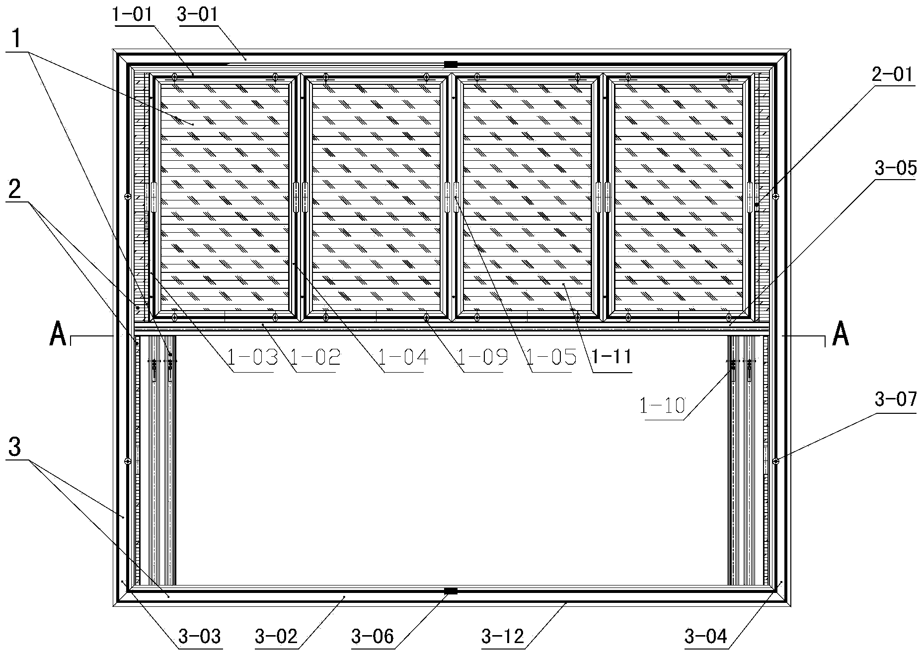 Fully-opened multifunctional moving rotating hermetic window