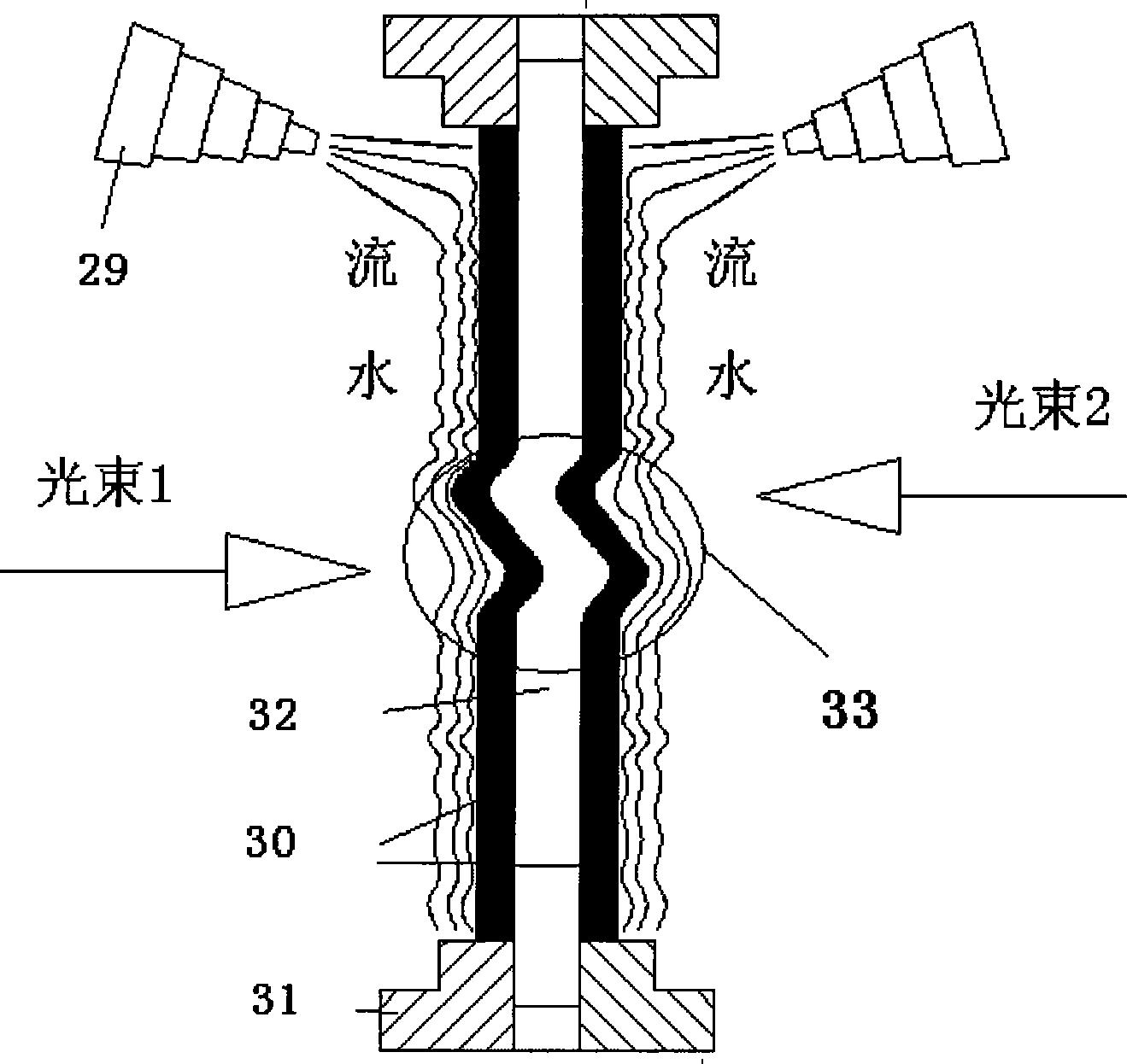 Sheet material double face precise forming method and apparatus based on laser blast wave effect