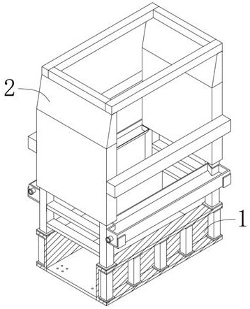 Machine table of filter press