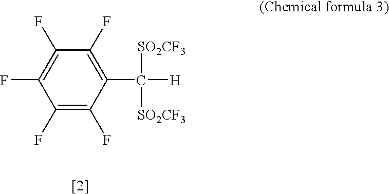 Arylbis (perfluoroalkylsulfonyl)methane and metallic salt thereof, and methods for producing the same
