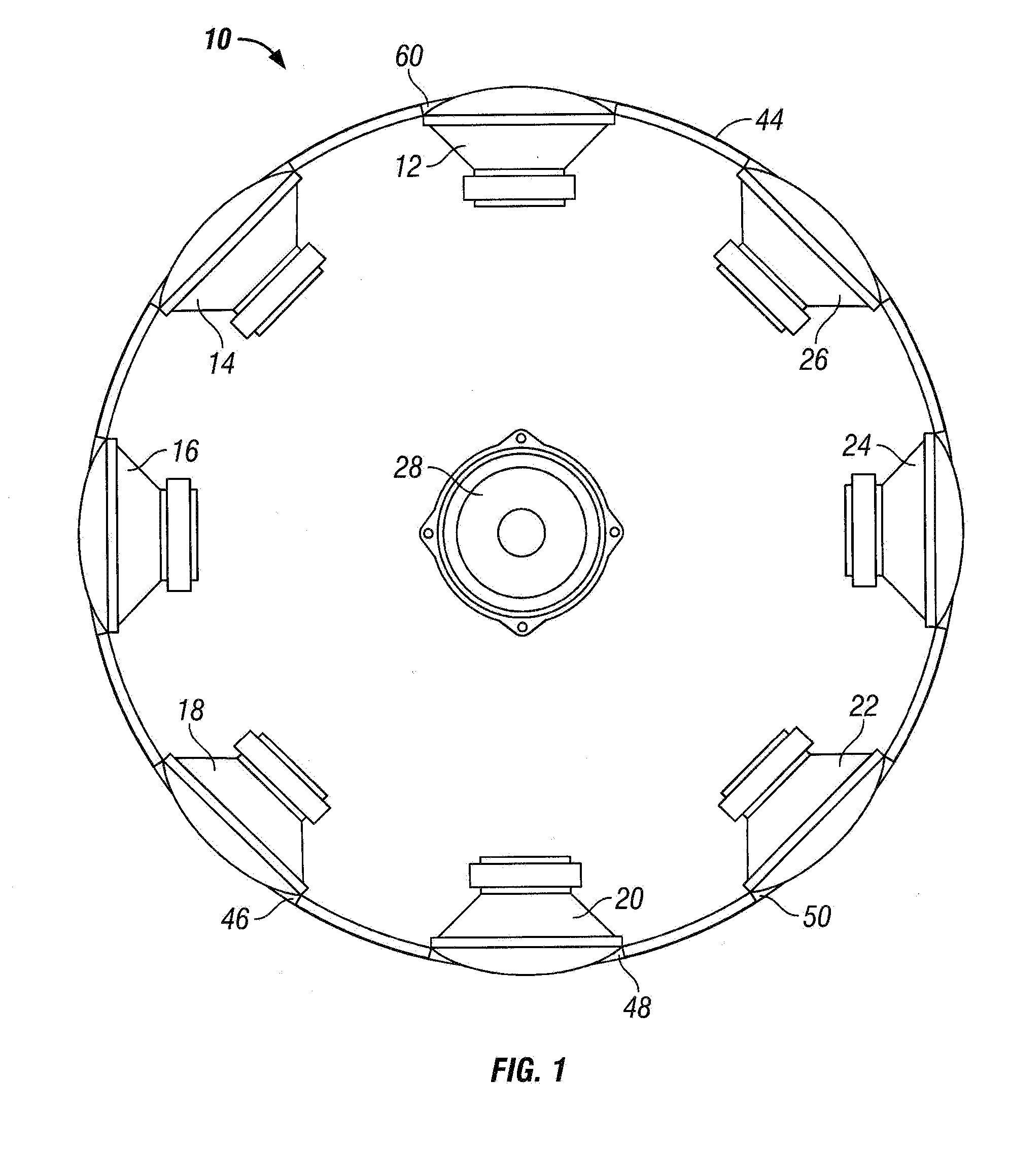 Quickly Installed Multiple Speaker Surround Sound System and Method