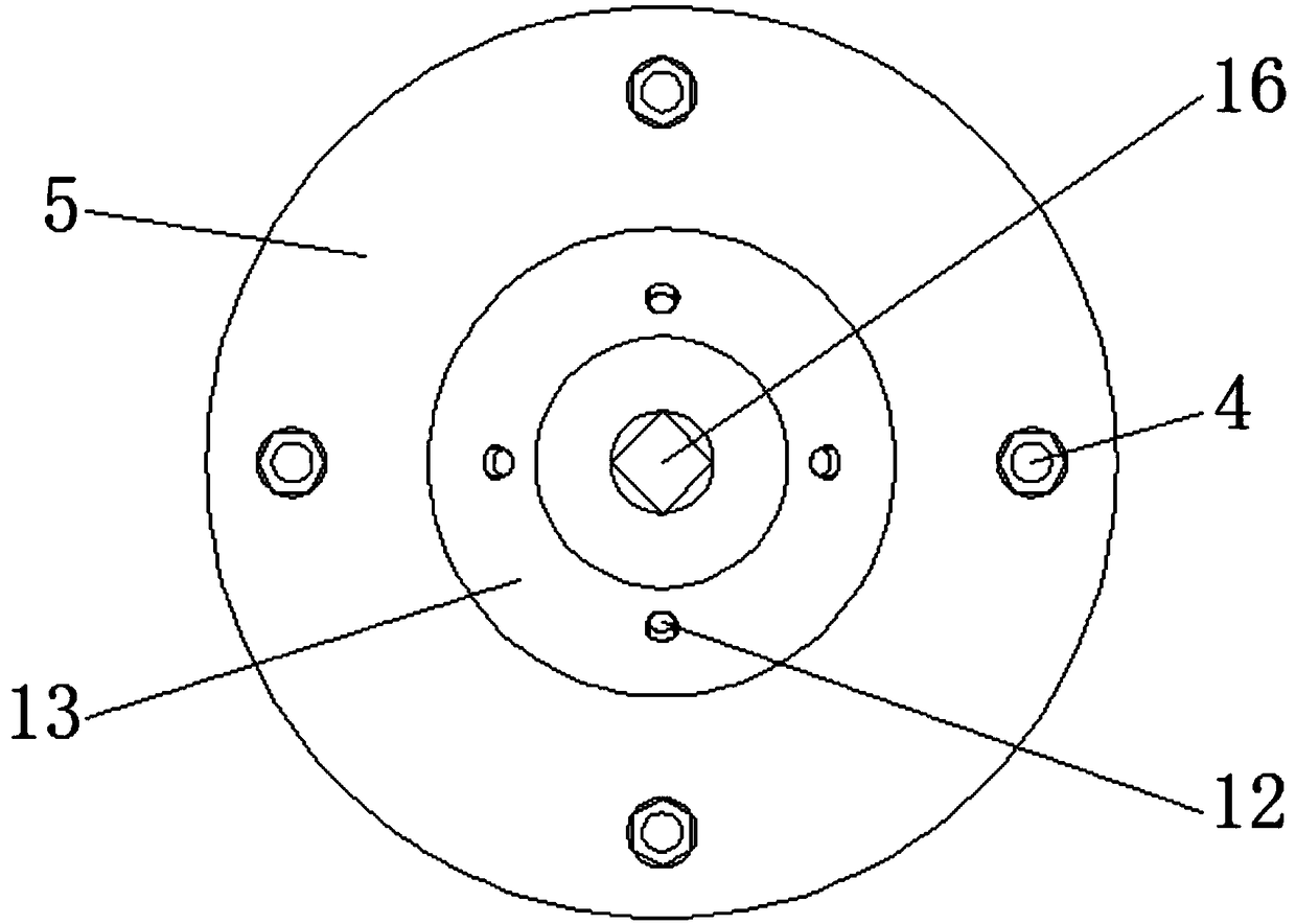 Heavy hydraulic automatic transmission hydraulic torque converter convenient to detach and maintain