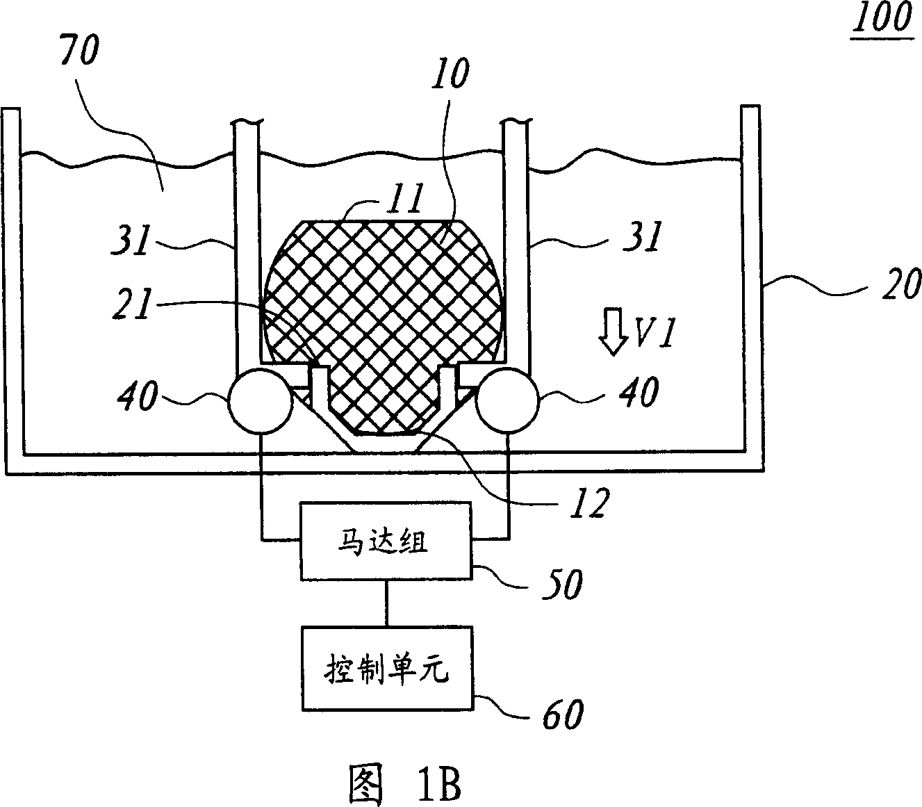 Wet process device for etching wafer, and wet process etching method