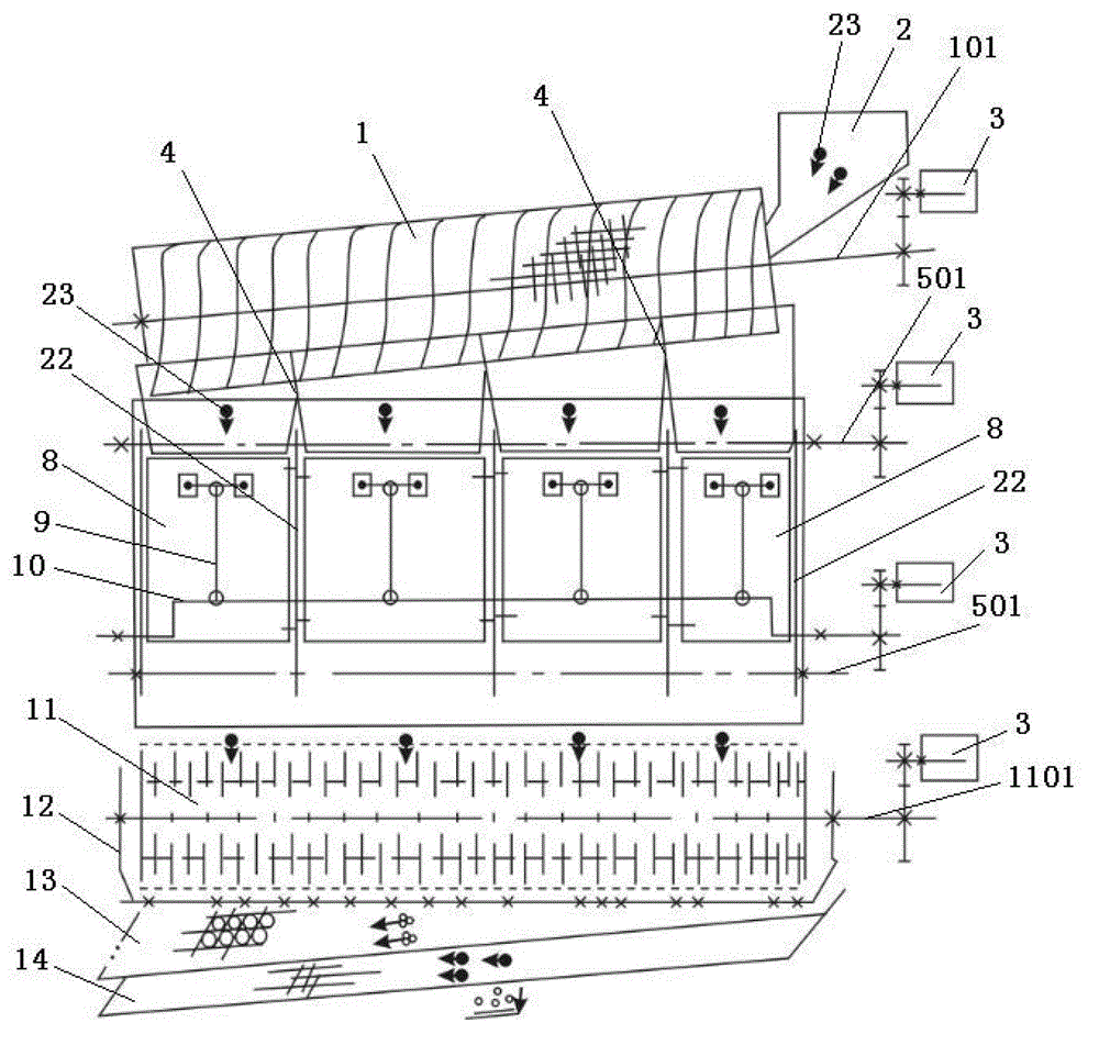 Rub type shelling and sorting machine for camellia fruits