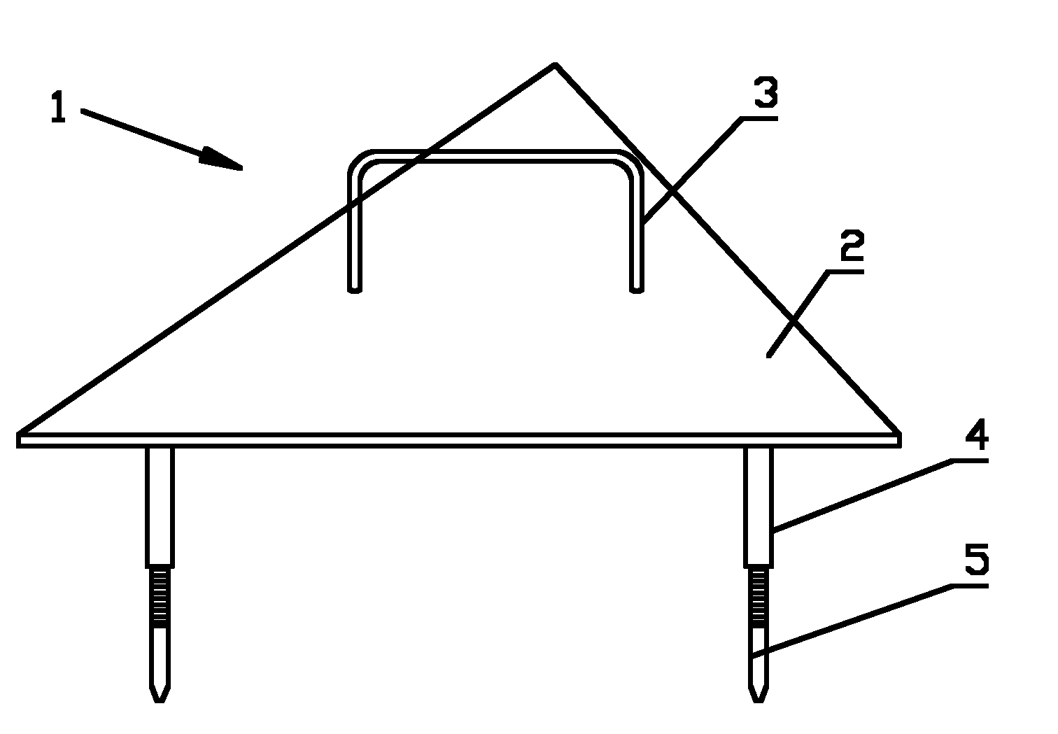 Adjustable leveling stool and method for controlling floorslab thickness by using same