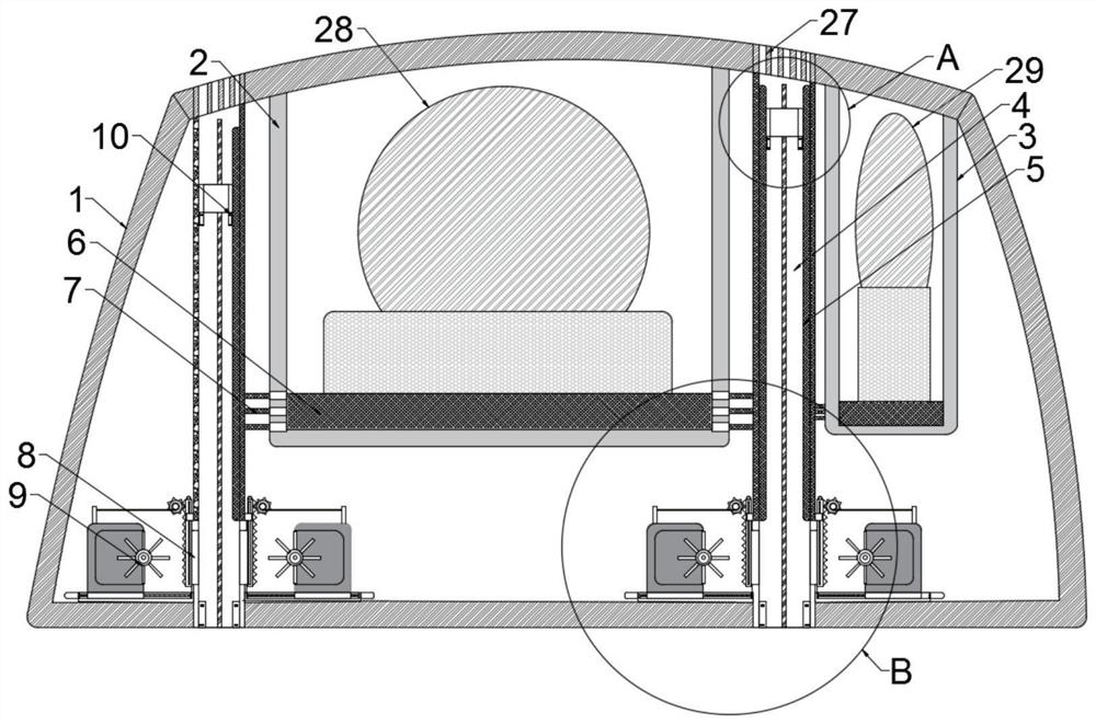 Self-generating and self-cleaning lighting mechanism of new energy automobile