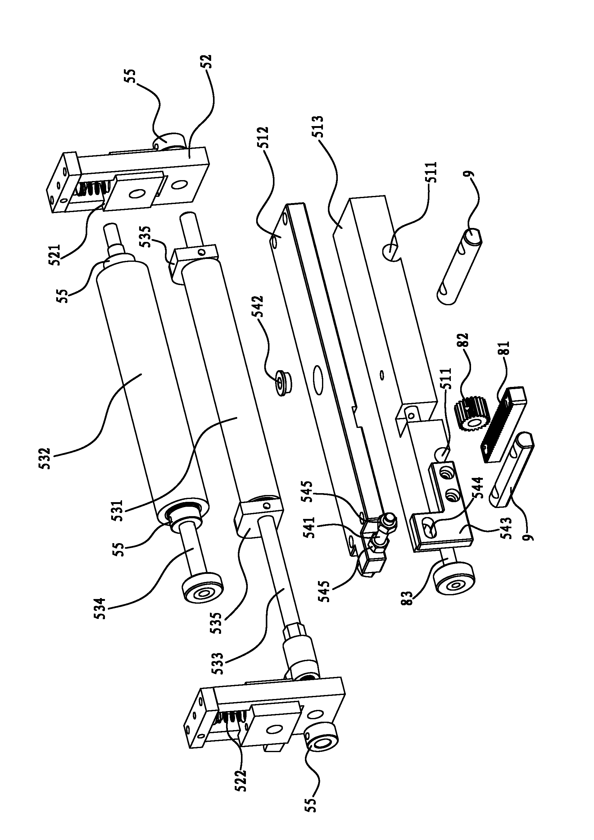 Batch-type label printing machine with laminating device