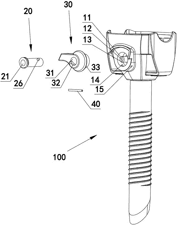 Bushing with retractable gas receiving pipe