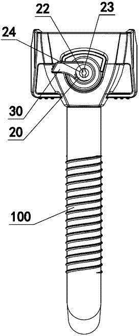 Bushing with retractable gas receiving pipe