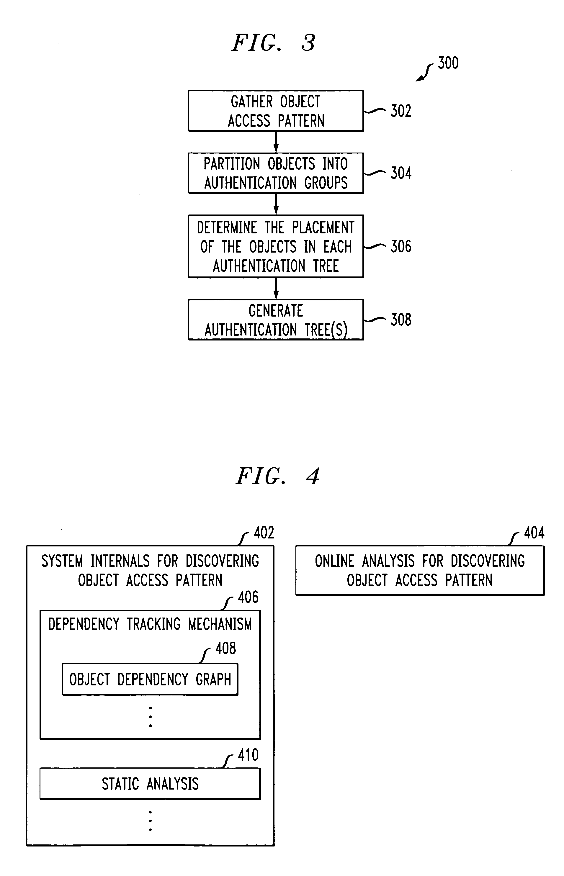 Systems and methods for efficiently authenticating multiple objects based on access patterns